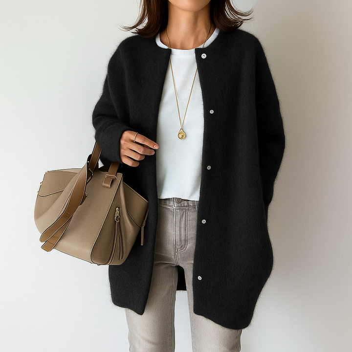 Maya | Dámský měkký kardigan s knoflíky