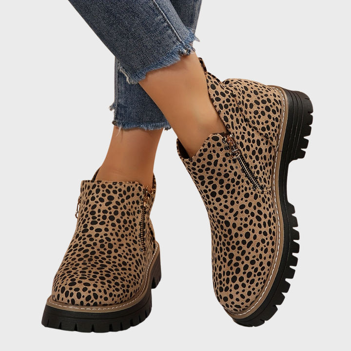 Mealla | Pevné boty se zapínáním na zip