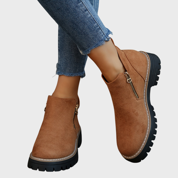 Mealla | Pevné boty se zapínáním na zip