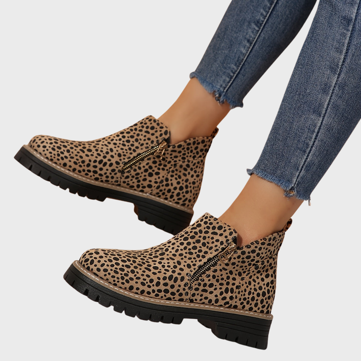 Mealla | Pevné boty se zapínáním na zip