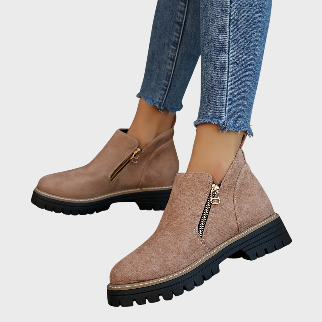 Mealla | Pevné boty se zapínáním na zip
