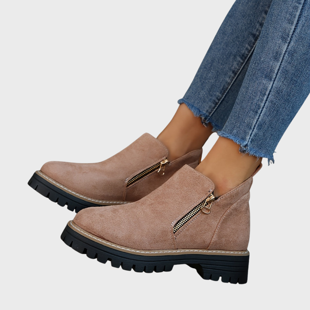 Mealla | Pevné boty se zapínáním na zip