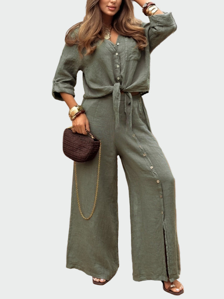 Mia - Dámský, moderní, jednobarevný, dvoudílný kostým