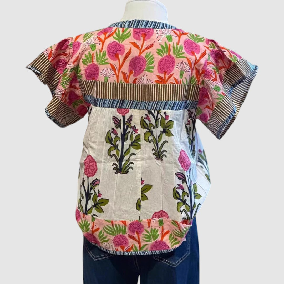 Magdaléna - Vyšívaná halenka v boho stylu