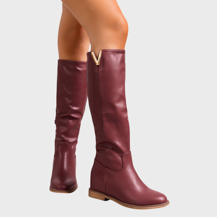 Kafka | Lenka – Elegantní kotníkové boty s vnitřním klínem