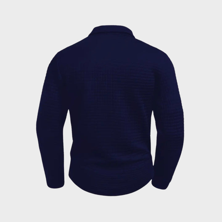 Bernard - Moderní prošívaný casual svetr