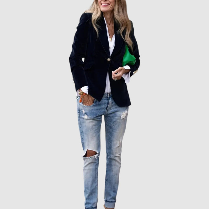 Natálie - Elegantní sametová bunda