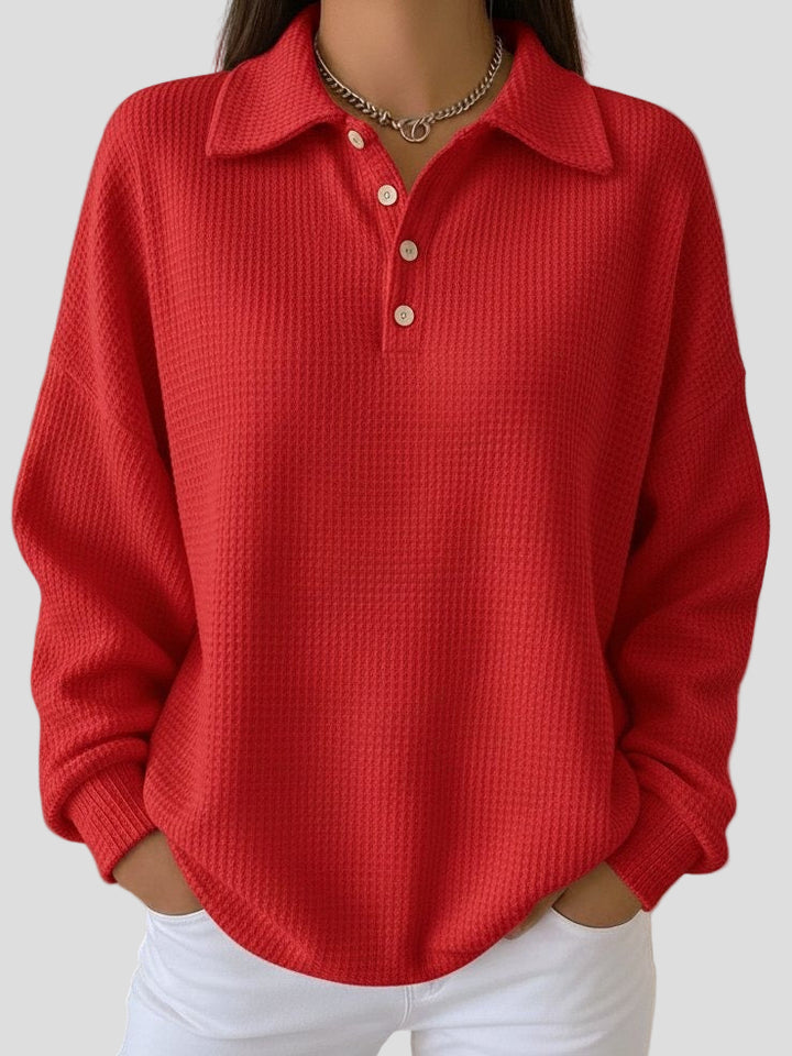 Ava | Měkký pletený polo svetr