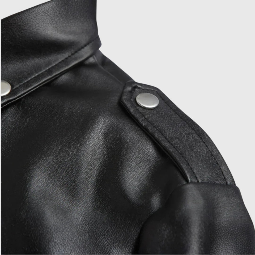 Ray | Klasická kožená motorkářská bunda