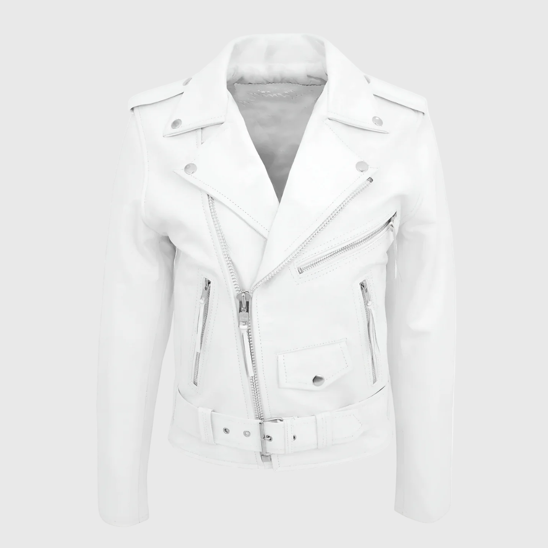 Ray | Klasická kožená motorkářská bunda