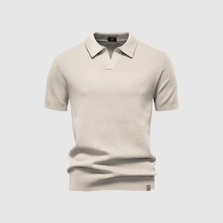 Libuše – Strukturované polo tričko pro elegantní a pohodlný styl