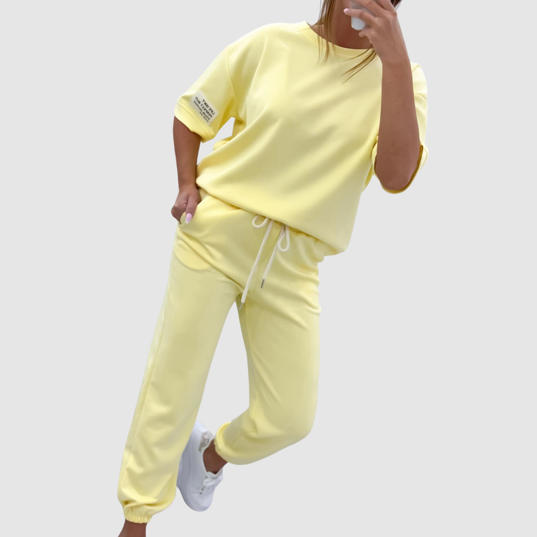 Anežka - Krátký rukáv Lounge Set