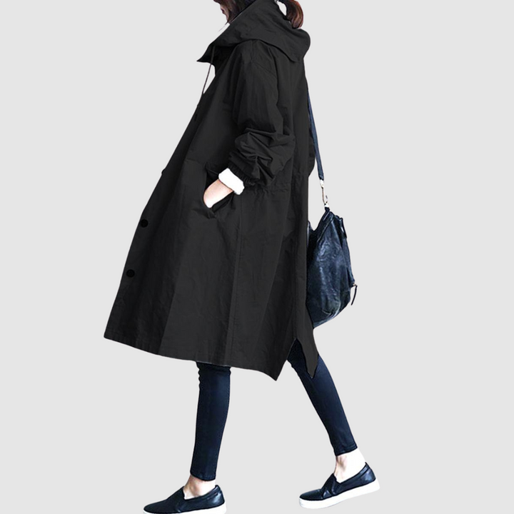 Magdaléna - Kabát s kapucí, oversized