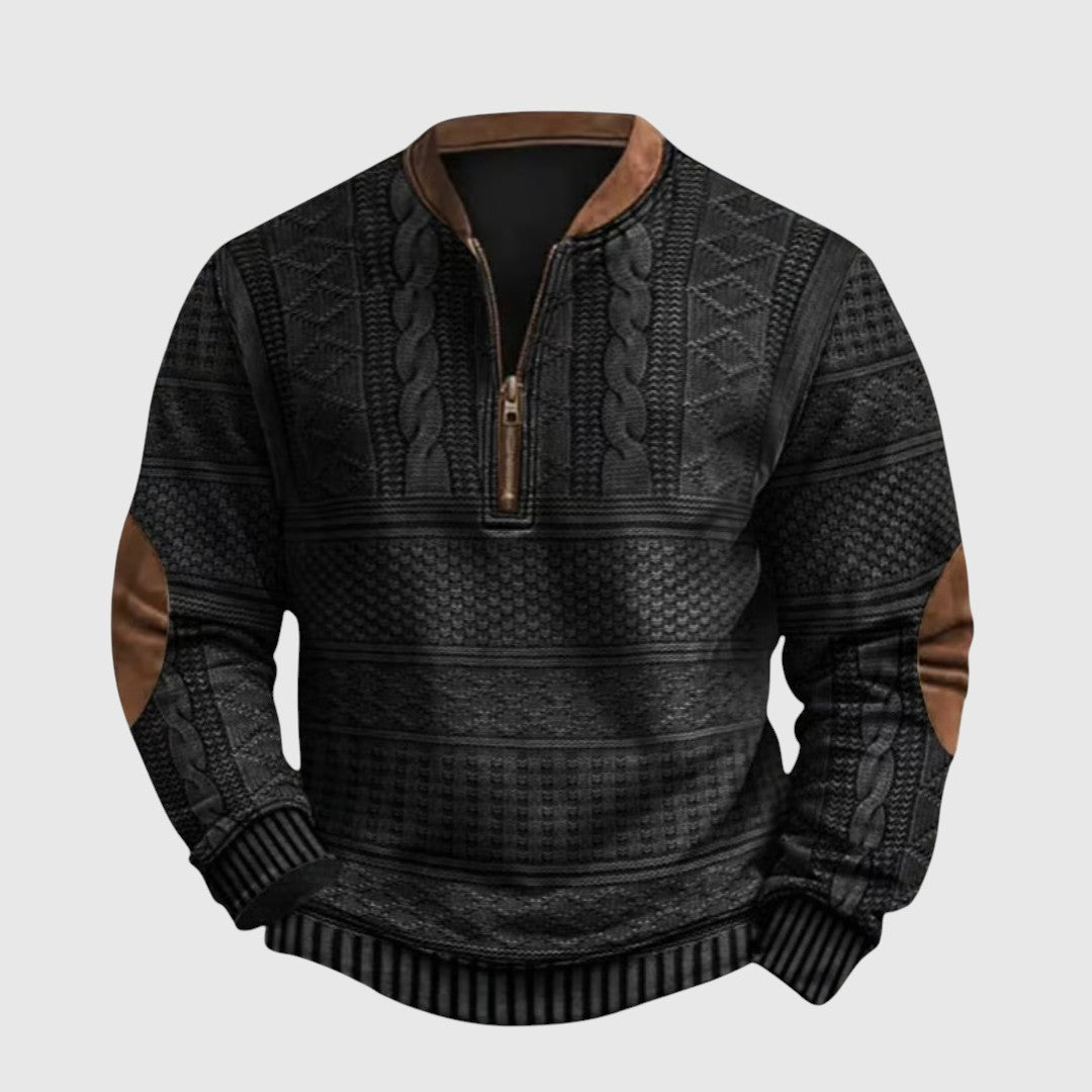 Charles - Svetr s polovičním zipem