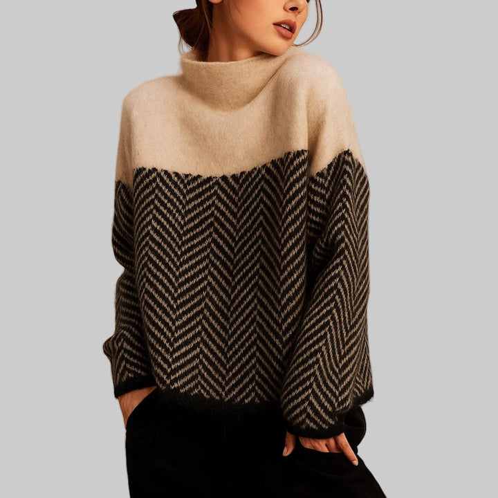 Mia | Dámský svetr s vysokým límcem