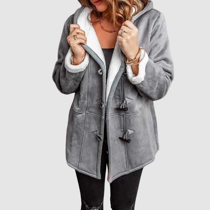 Marie - Zimní kabát podšitý fleecem