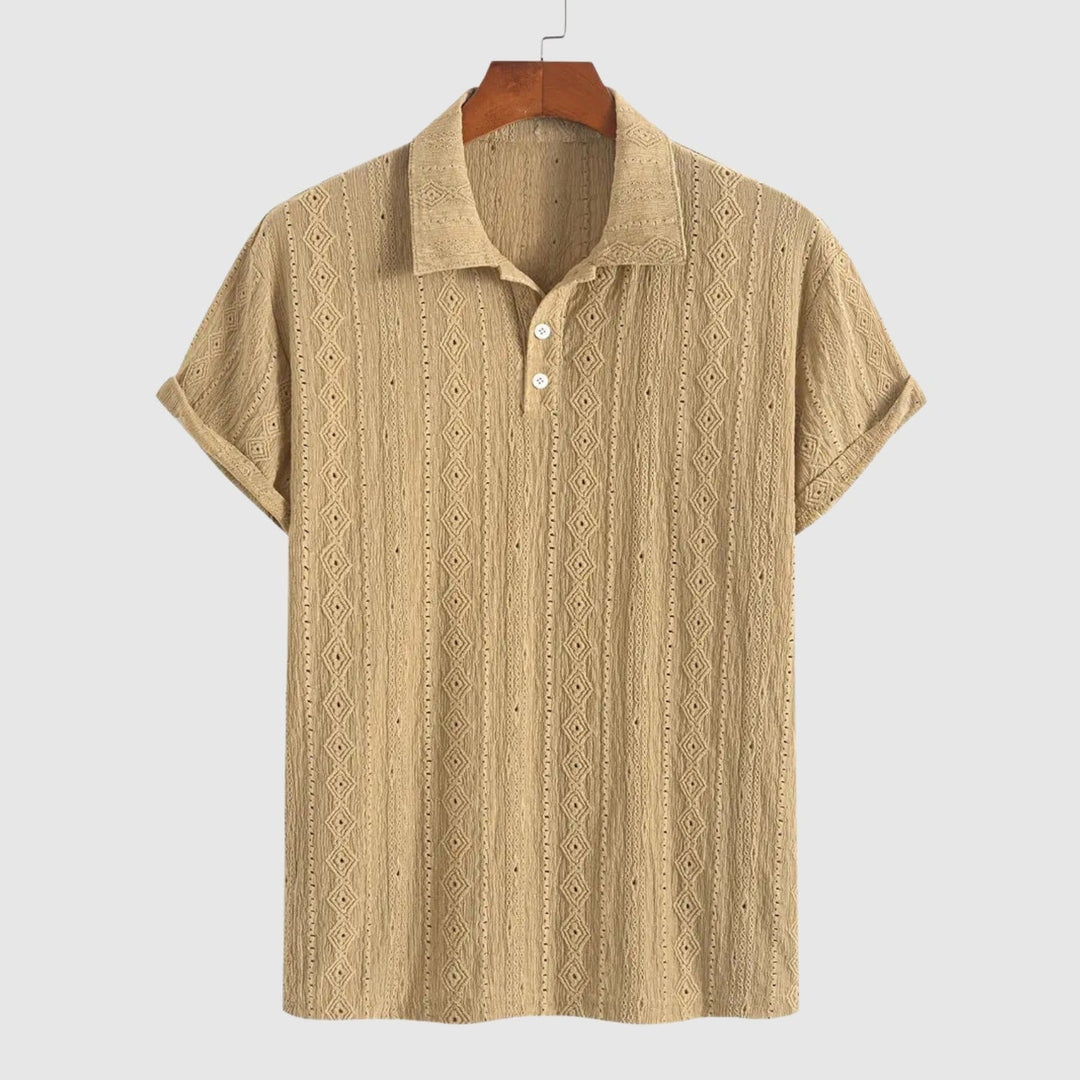 Libuše – Jemné pletené polo s texturovaným designem