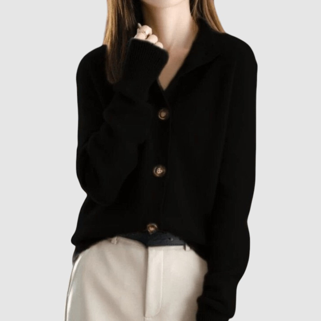 Viktorie - Luxusní kašmírový pletený kardigan