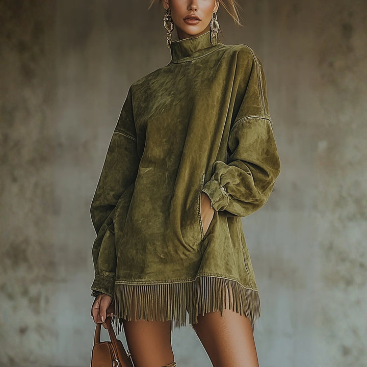 Lenka – Semišové mini šaty