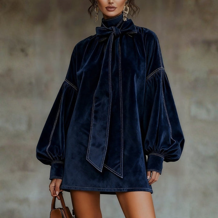 Lucie – Sametové mini šaty