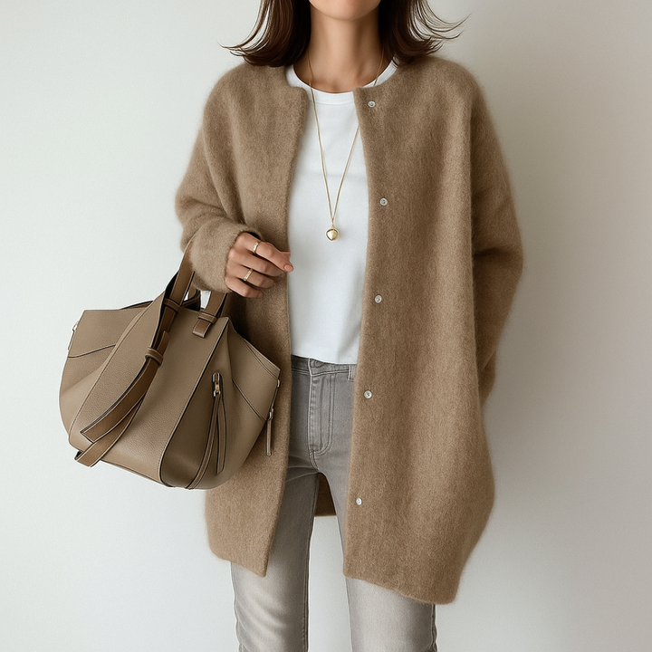 Maya | Dámský měkký kardigan s knoflíky