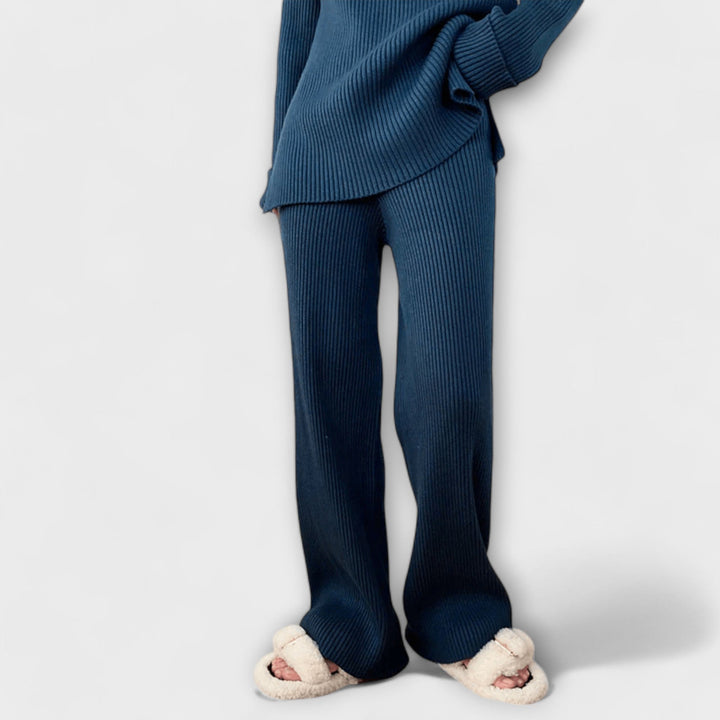 Jana – 2dílná sada Cozy z žebrovaného úpletu