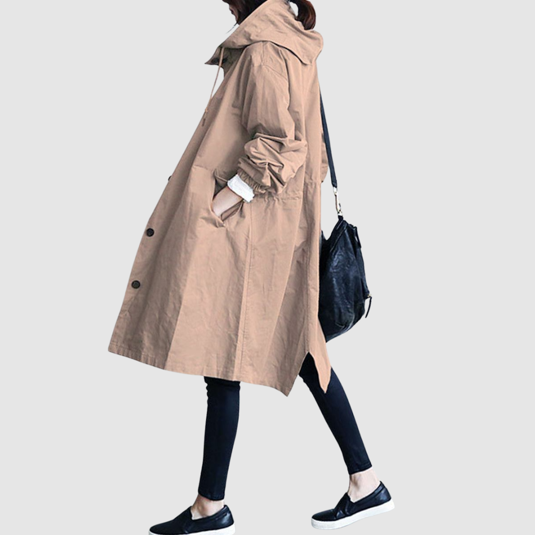 Magdaléna - Kabát s kapucí, oversized