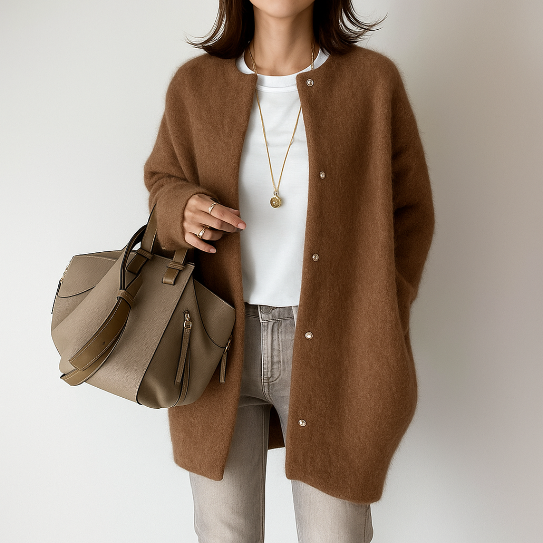 Maya | Dámský měkký kardigan s knoflíky