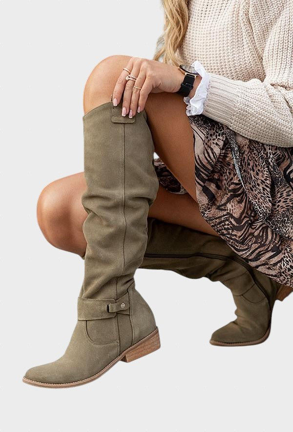 Lina – Elegantní Pohodlné Teplé Kožené Boty pro Ženy