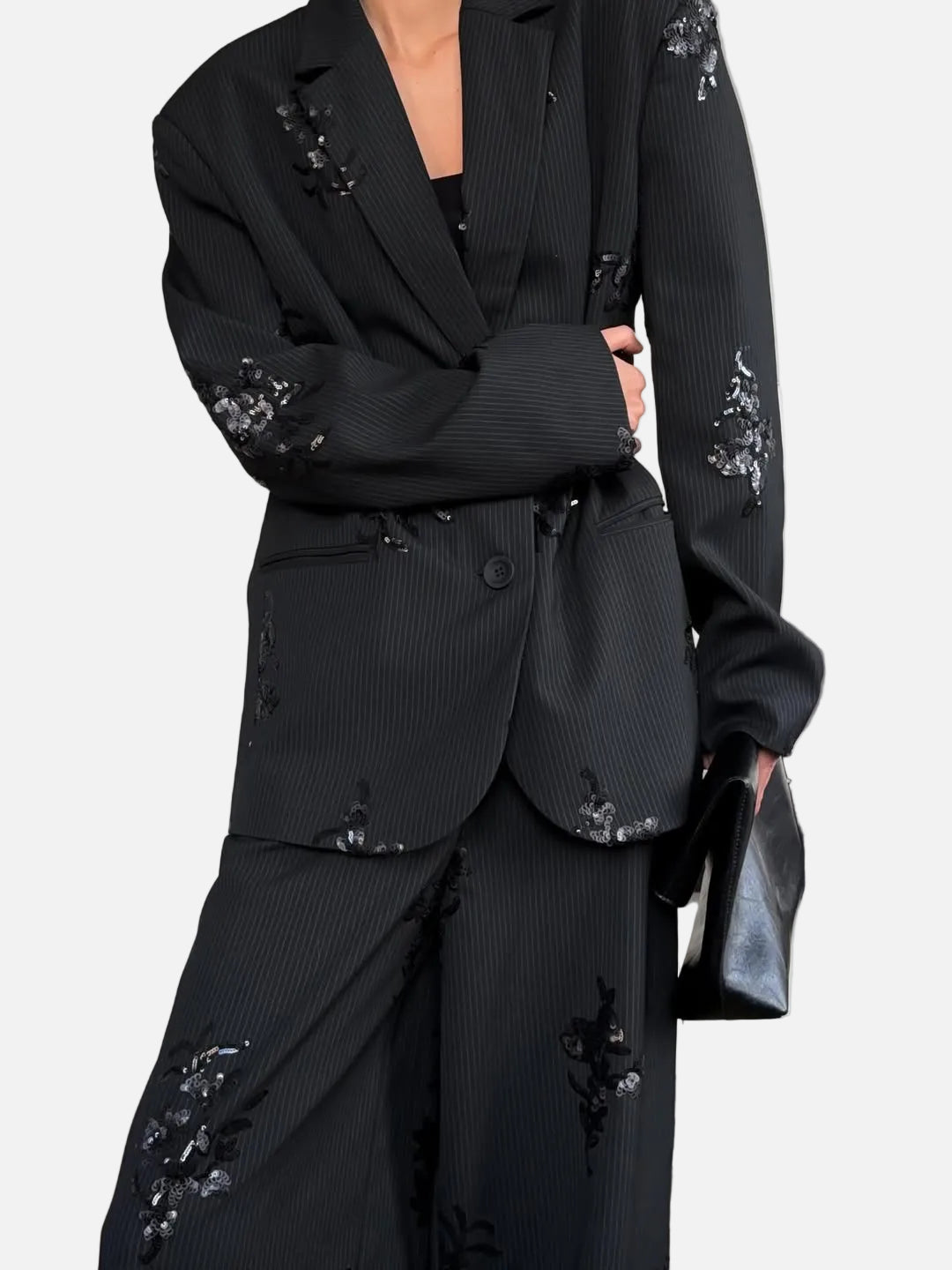 Aurora Sequin – Dámský komplet saka a kalhot