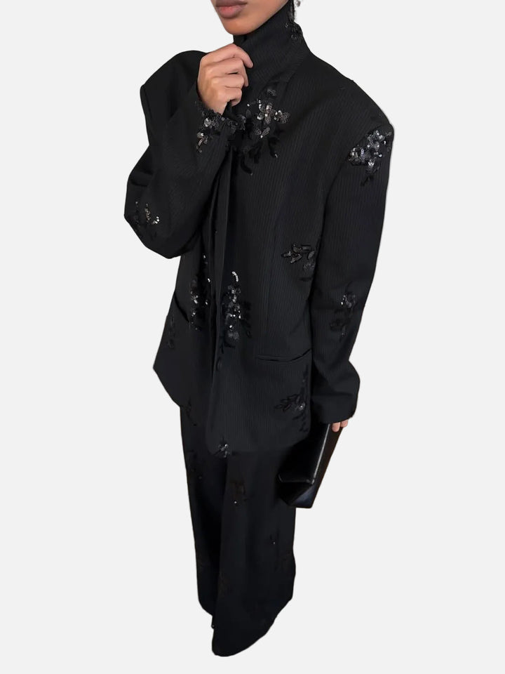 Aurora Sequin – Dámský komplet saka a kalhot