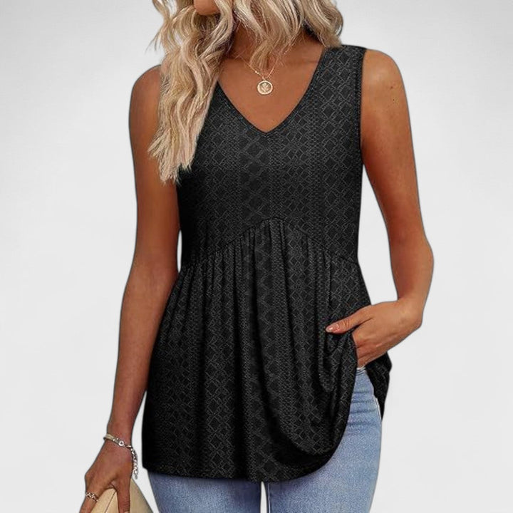 Elenor - Elegantní Casual Denní Top