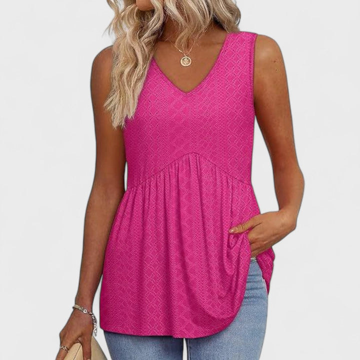 Elenor - Elegantní Casual Denní Top