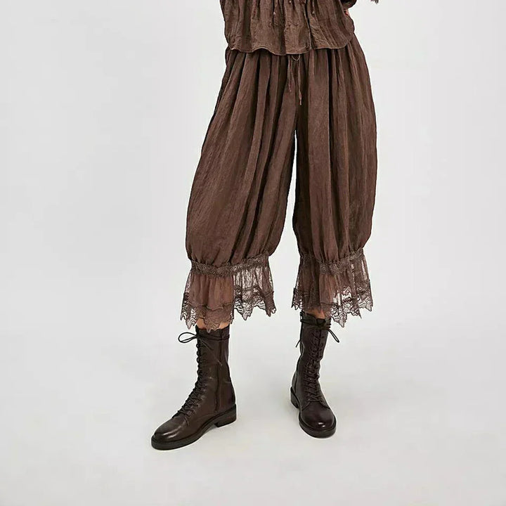 Boho Kalhoty s Krajkou