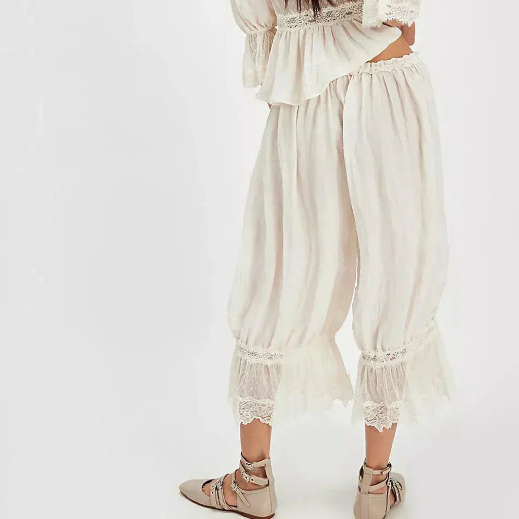 Boho Kalhoty s Krajkou