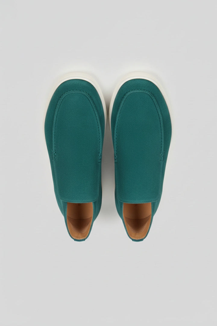 Loafers boty – Modrozelená