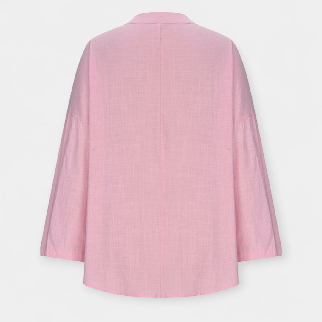 Lněná plážová blůza