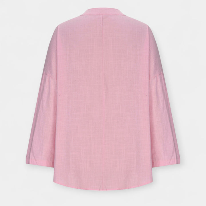 Lněná plážová blůza