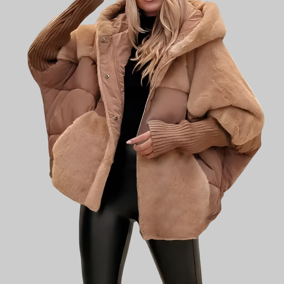 Lena - Stylová péřová bunda s kapucí
