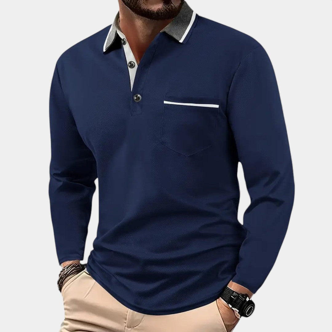 Adam – Klasické dlouhé polo tričko