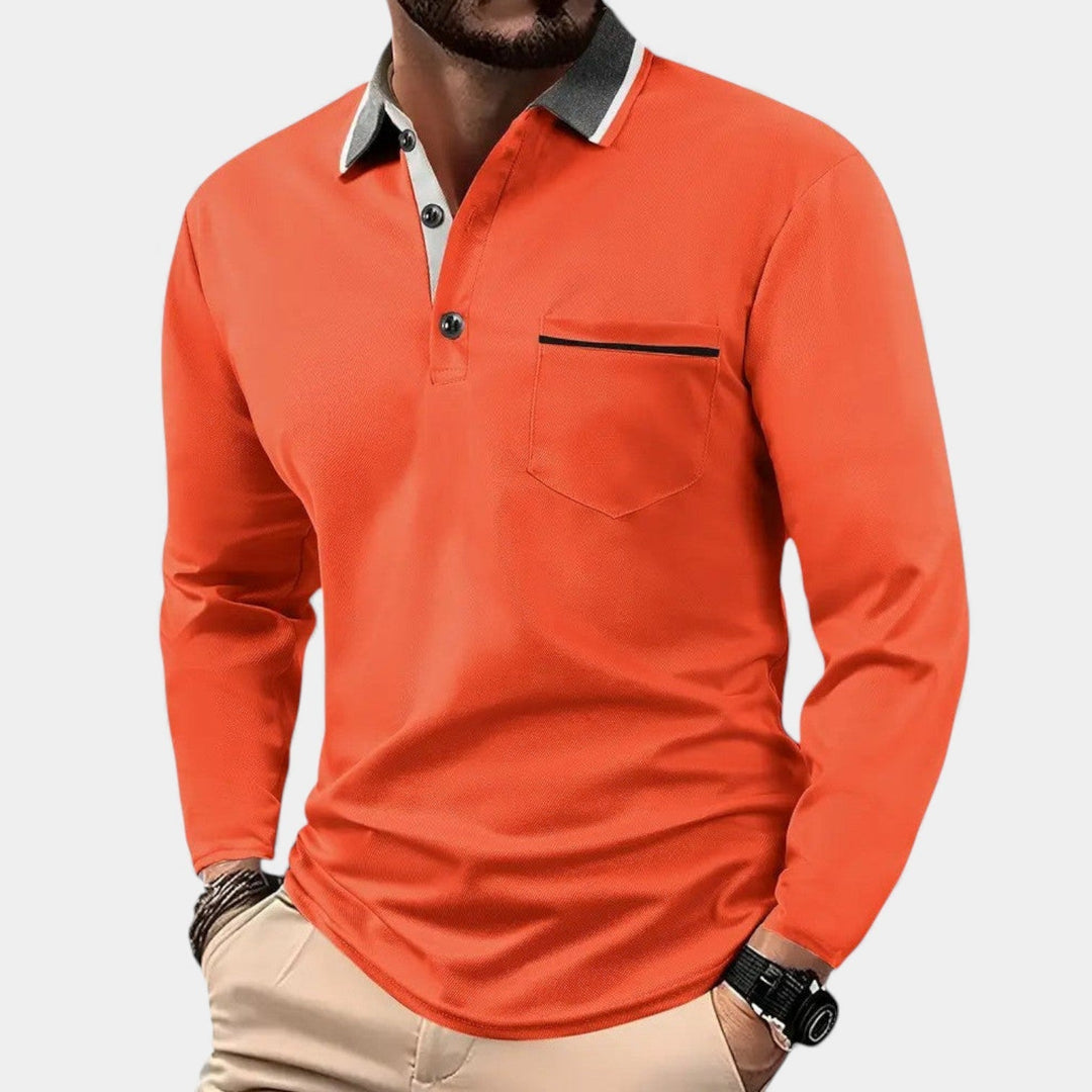 Adam – Klasické dlouhé polo tričko