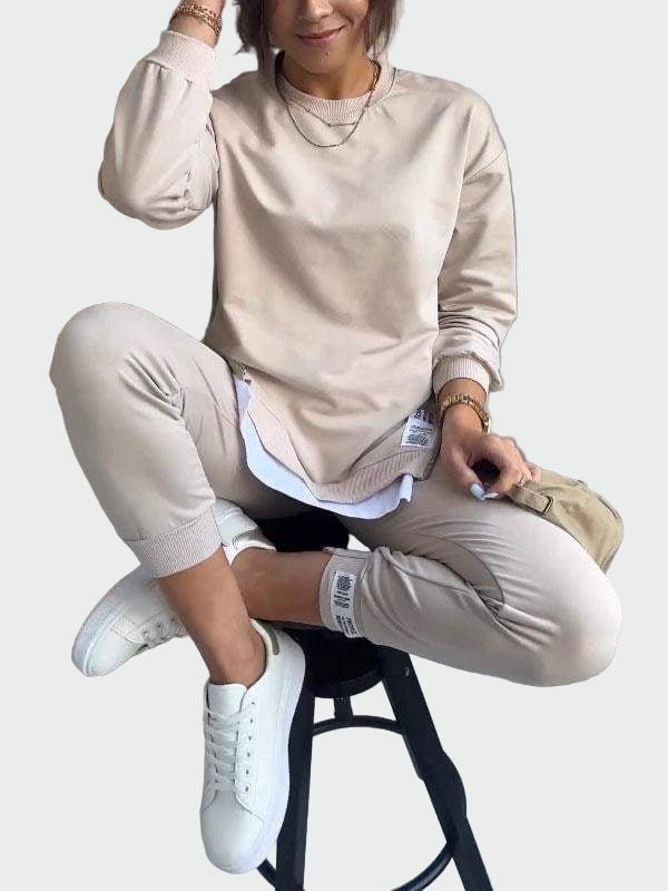 Klára - Dámský pohodlný teplákový komplet