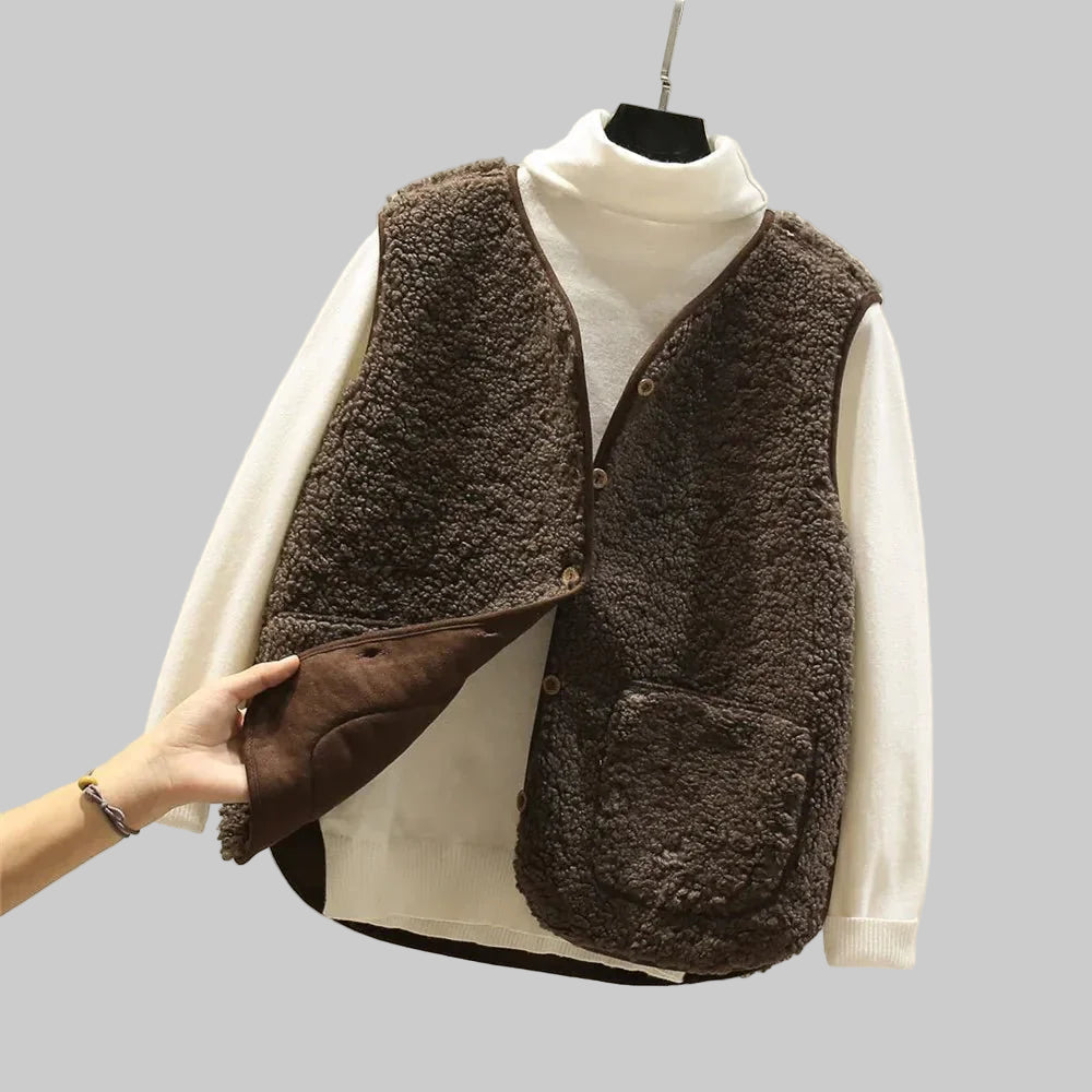 Zara - Měkký Kožešinový Vesta