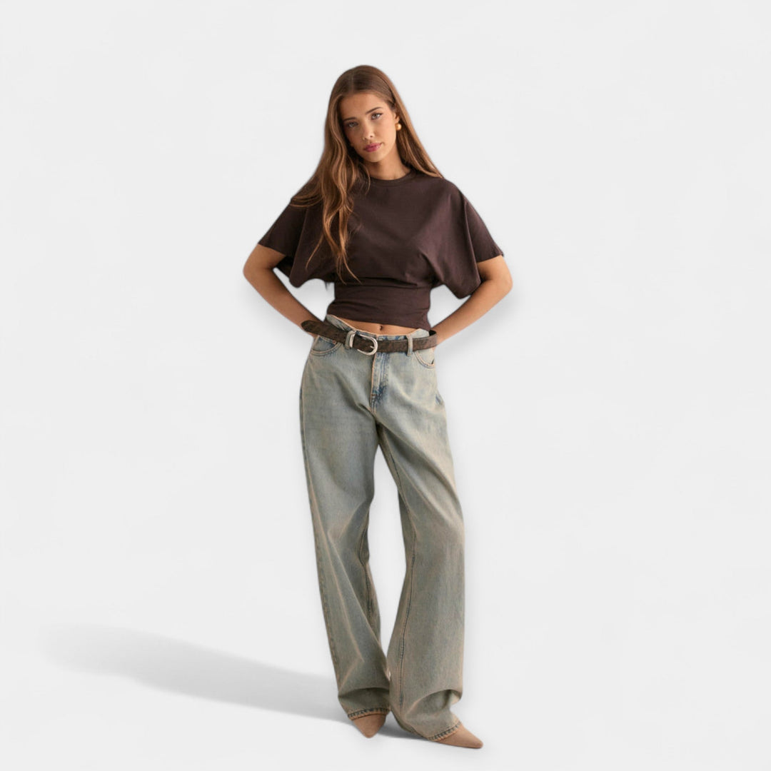 Blůza s pohodlnými širokými rukávy