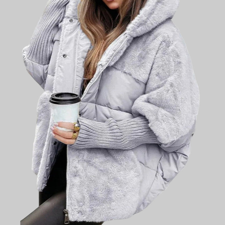 Lena - Stylová péřová bunda s kapucí