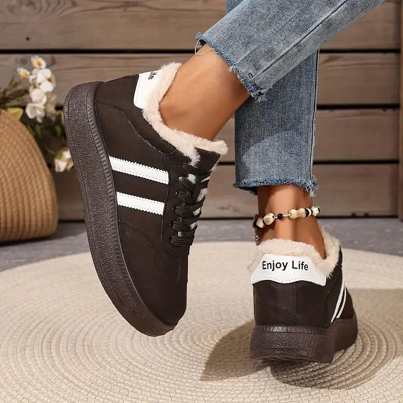 Lily | Komfortable - Varme, Afslappede Flade Sko