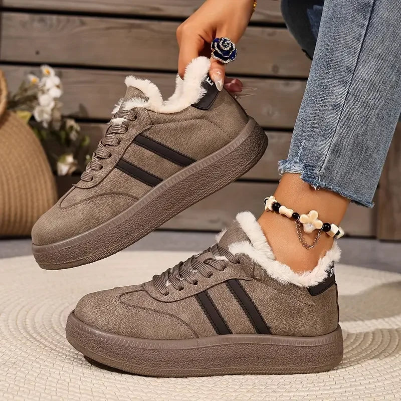 Lily | Komfortable - Varme, Afslappede Flade Sko