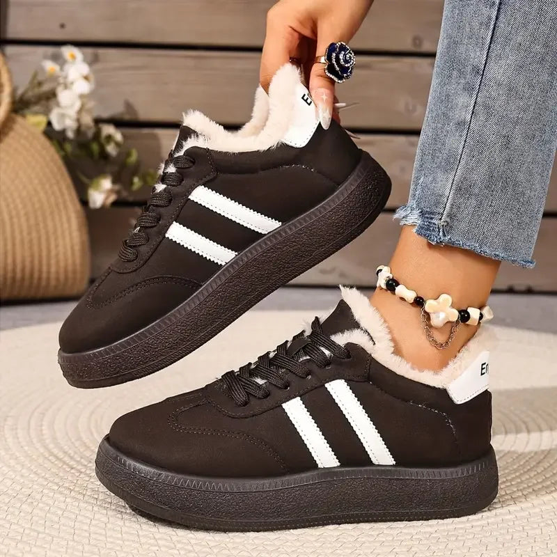 Lily | Komfortable - Varme, Afslappede Flade Sko